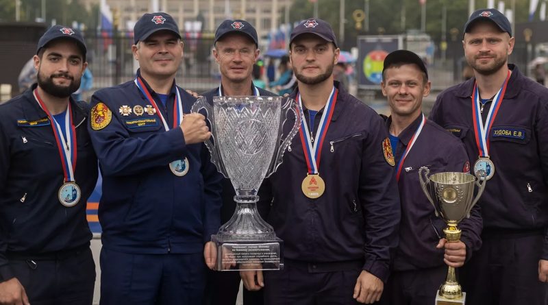 Команда Департамента ГОЧСиПБ стала победителем Открытого Чемпионата по боевому развертыванию